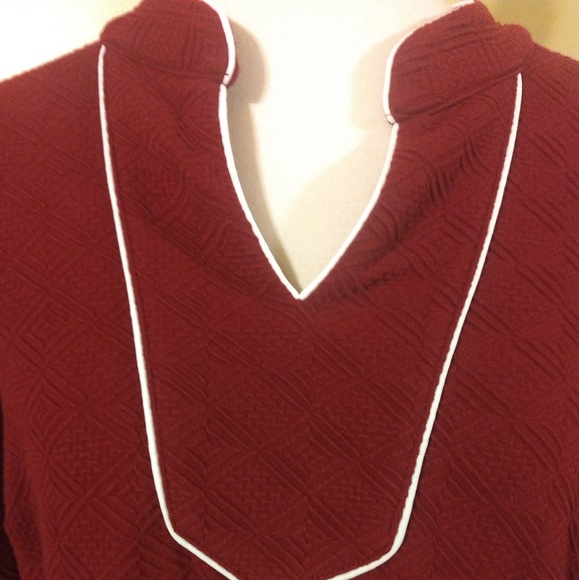 Crown & Ivy textured modest dress sz small NWT *D6 - Picture 6 of 7